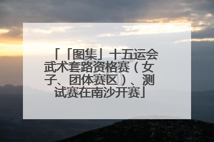 「图集」十五运会武术套路资格赛（女子、团体赛区）、测试赛在南沙开赛