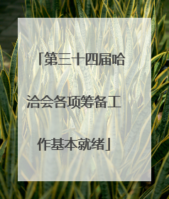 第三十四届哈洽会各项筹备工作基本就绪