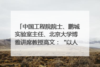 中国工程院院士、鹏城实验室主任、北京大学博雅讲席教授高文：“以人为本 智能向善” 推动文化与科技相生相促｜聚焦2025文化强国建设高峰论坛