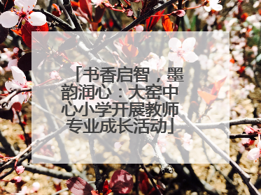 书香启智，墨韵润心：大窑中心小学开展教师专业成长活动