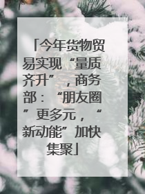 今年货物贸易实现“量质齐升”，商务部：“朋友圈”更多元，“新动能”加快集聚
