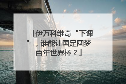 伊万科维奇“下课”，谁能让国足圆梦百年世界杯？