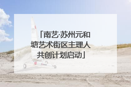 南艺·苏州元和塘艺术街区主理人共创计划启动