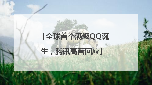 全球首个满级QQ诞生，腾讯高管回应