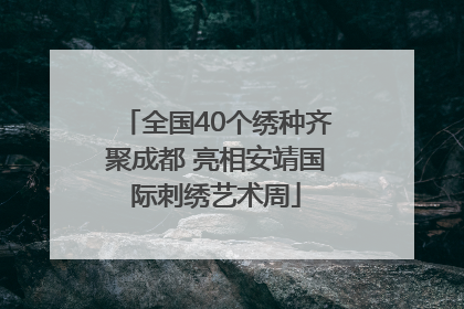 全国40个绣种齐聚成都 亮相安靖国际刺绣艺术周