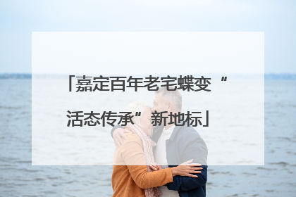 嘉定百年老宅蝶变“活态传承”新地标