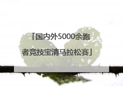 国内外5000余跑者竞技宝清马拉松赛