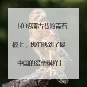 在明清古巷的青石板上，我们找到了最中国的爱情模样