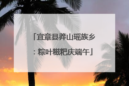 宜章县莽山瑶族乡：粽叶糍粑庆端午