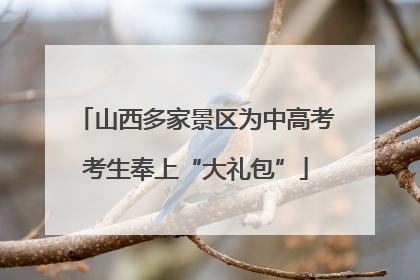 山西多家景区为中高考考生奉上“大礼包”