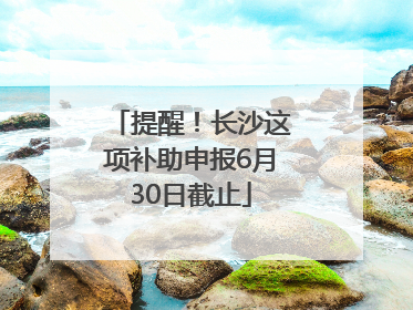提醒！长沙这项补助申报6月30日截止