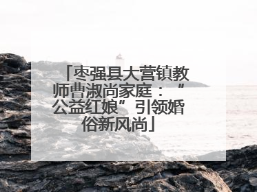 枣强县大营镇教师曹淑尚家庭：“公益红娘”引领婚俗新风尚