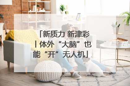 新质力 新津彩丨体外“大脑”也能“开”无人机