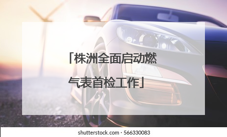 株洲全面启动燃气表首检工作