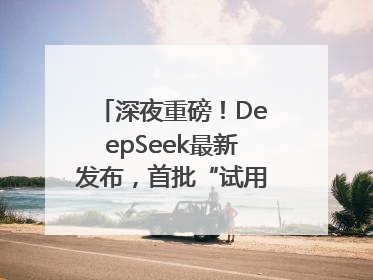 深夜重磅！DeepSeek最新发布，首批“试用体验”出炉→