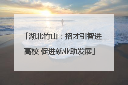 湖北竹山：招才引智进高校 促进就业助发展
