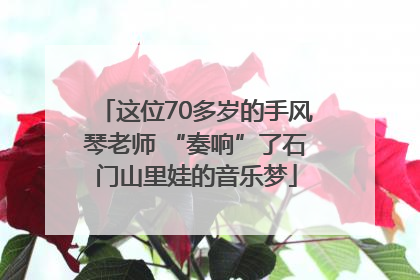 这位70多岁的手风琴老师 “奏响”了石门山里娃的音乐梦