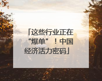 这些行业正在“爆单”！中国经济活力密码