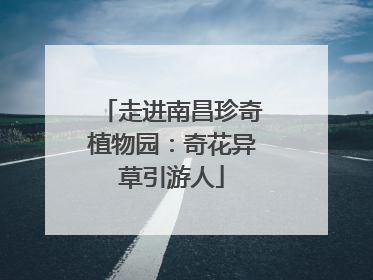 走进南昌珍奇植物园：奇花异草引游人