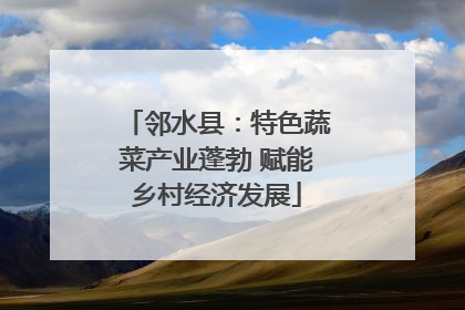 邻水县：特色蔬菜产业蓬勃 赋能乡村经济发展