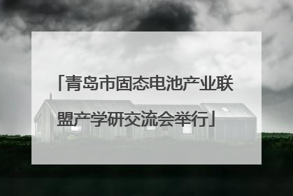 青岛市固态电池产业联盟产学研交流会举行