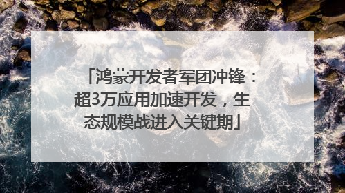 鸿蒙开发者军团冲锋：超3万应用加速开发，生态规模战进入关键期