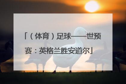 （体育）足球——世预赛：英格兰胜安道尔
