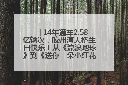 14年通车2.58亿辆次，胶州湾大桥生日快乐！从《流浪地球》到《送你一朵小红花》，爆款标配