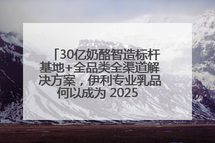 30亿奶酪智造标杆基地+全品类全渠道解决方案，伊利专业乳品何以成为 2025 焙烤展 MV
